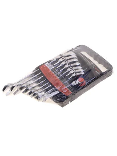 Набор ключей трещоточных комбинированных шарнирных 8 предметов АВТОДЕЛО