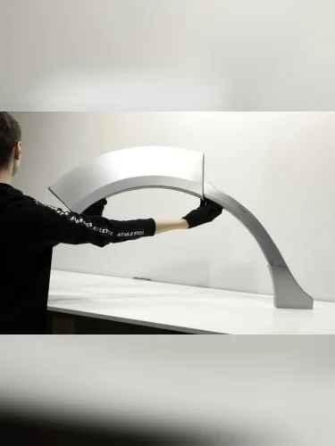 Правая арка ремонтная задняя AUTOFERRUM (оцинкованная сталь 0,8 мм) Land Rover Freelander L359 дорестайлинг (2006-2010)