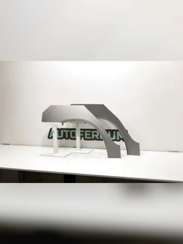 Комплект задних ремонтных арок AUTOFERRUM (холоднокатаная сталь 0,8 мм) Лада ВАЗ Калина 1119 хэтчбек (2004-2013)