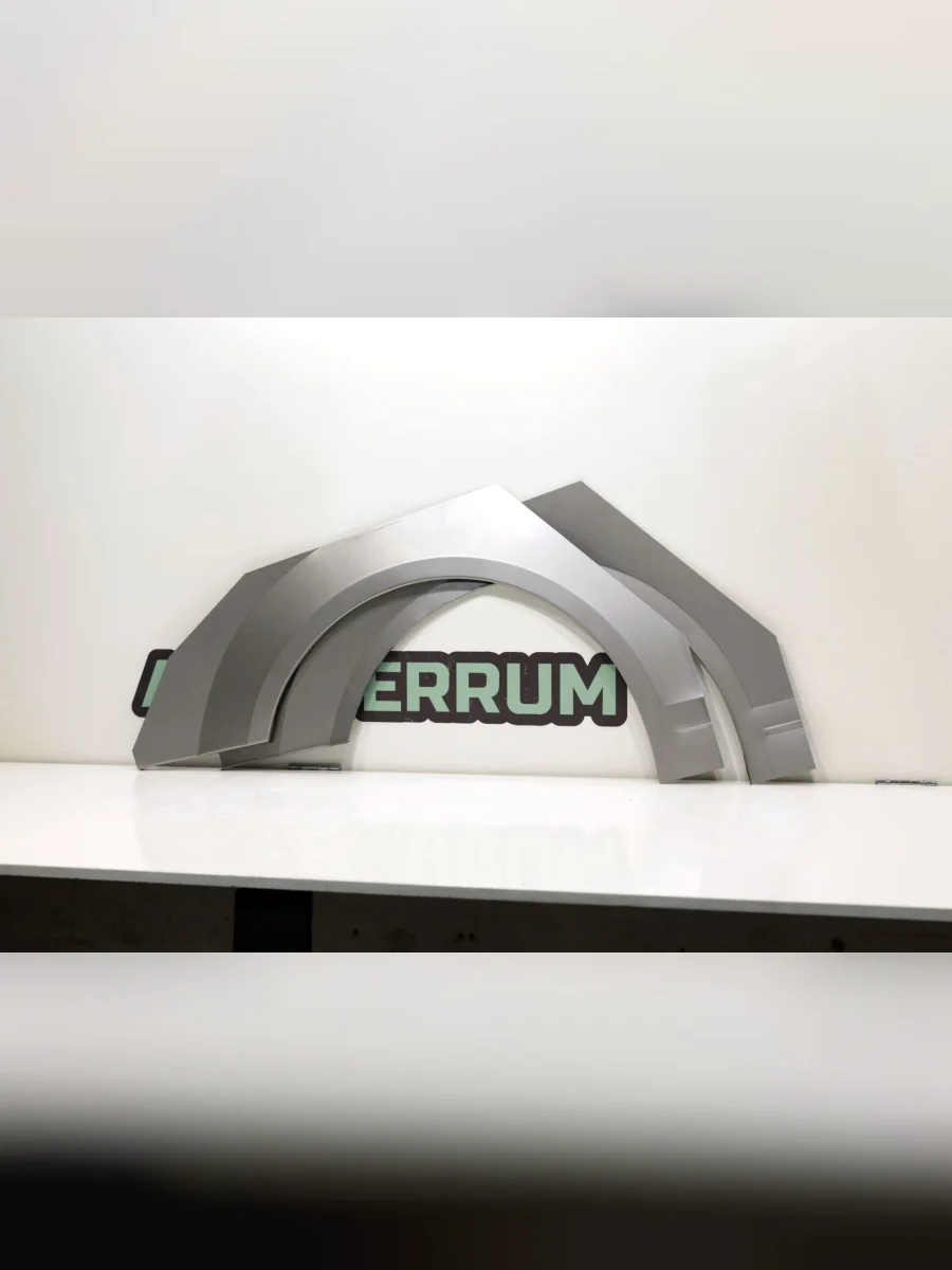 Комплект задних ремонтных арок AUTOFERRUM Volkswagen Caddy 2K дорестайлинг (2003-2010) (холоднокатаная сталь 0,8 мм)  в Самаре Самарской области