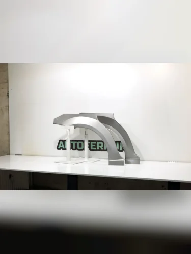 Комплект задних ремонтных арок AUTOFERRUM (холоднокатаная сталь 0,8 мм) Renault Logan 1 дорестайлинг (2004-2010)