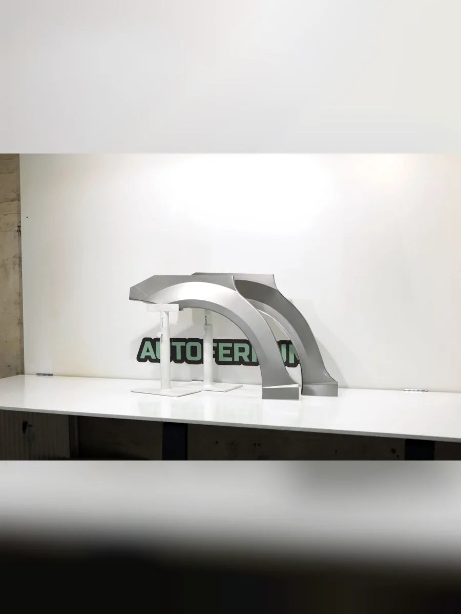 Комплект задних ремонтных арок AUTOFERRUM Renault Logan 1 дорестайлинг (2004-2010) (холоднокатаная сталь 0,8 мм)  в Самаре Самарской области