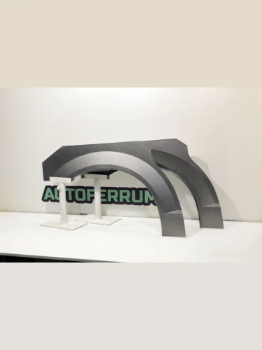 Комплект задних ремонтных арок AUTOFERRUM (холоднокатаная сталь 0,8 мм) Chrysler Grand Voyager (2008-2010)  дорестайлинг