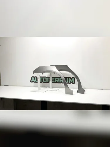 Комплект задних ремонтных арок AUTOFERRUM (холоднокатаная сталь 0,8 мм) Nissan Primera 2 P11 седан дорестайлинг (1995-2000)