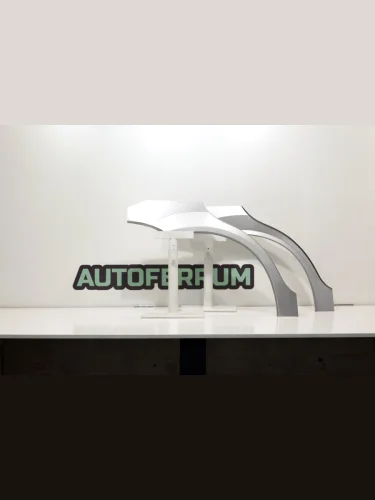 Комплект задних ремонтных арок AUTOFERRUM (холоднокатаная сталь 0,8 мм) Chevrolet Aveo T200 седан (2003-2008)