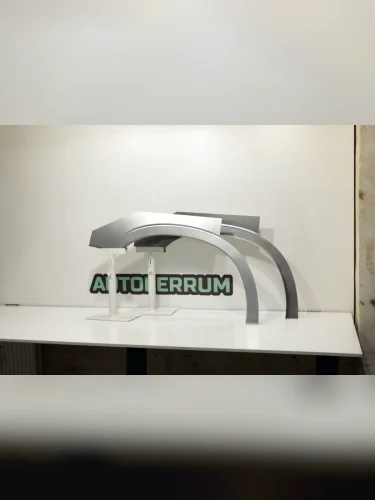 Комплект задних ремонтных арок AUTOFERRUM (холоднокатаная сталь 0,8 мм) Mitsubishi Endeavor D7-W дорестайлинг (2003-2009)