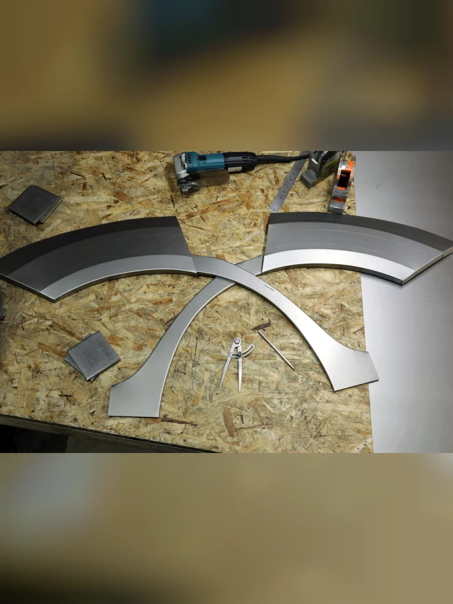 Комплект задних ремонтных арок AUTOFERRUM Dodge Caliber (2006-2012) (холоднокатаная сталь 0,8 мм)  в Самаре Самарской области