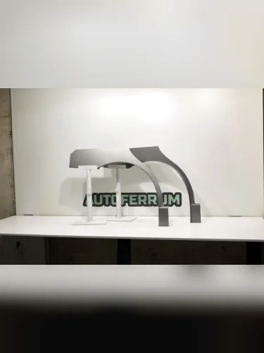 Комплект задних ремонтных арок AUTOFERRUM (холоднокатаная сталь 0,8 мм) KIA Clarus K9A седан рестайлинг (1998-2001)