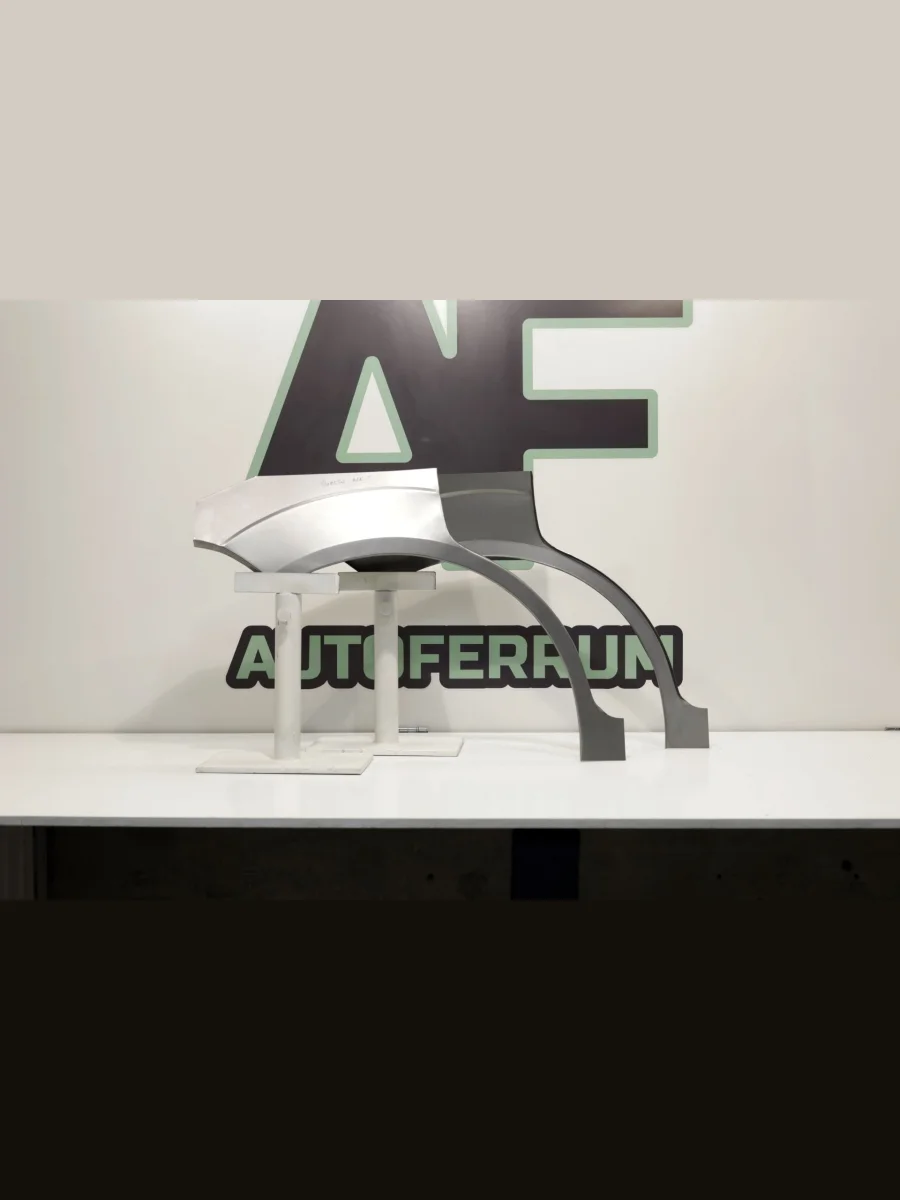 Комплект задних ремонтных арок AUTOFERRUM Ford Fiesta 5 хэтчбэк 5 дв. дорестайлинг (2001-2005) (холоднокатаная сталь 0,8 мм)  в Керчи Республика Крым