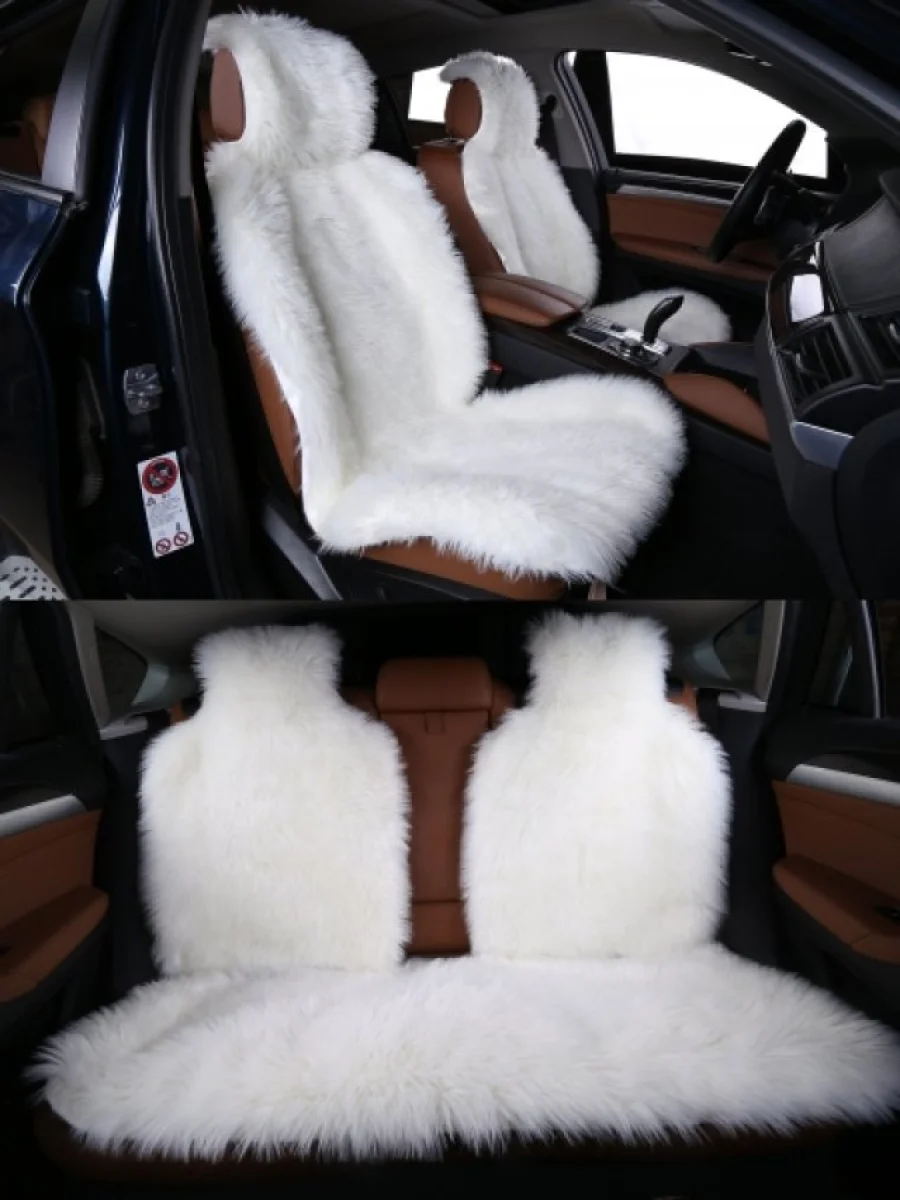 Комплекты на весь салон (Искусственный), Искусственный мех (длинный ворс)  в Самаре Самарской области