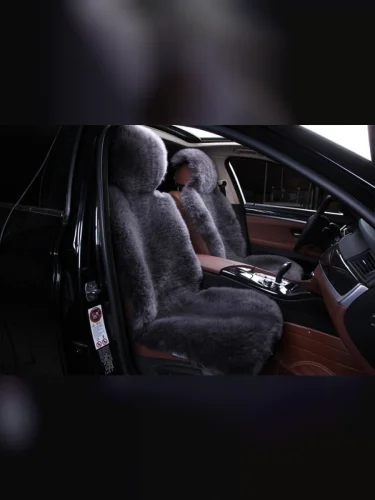 Овчина на передние сиденья (цельная шкура класс А), Длинный ворс (Австралия) 