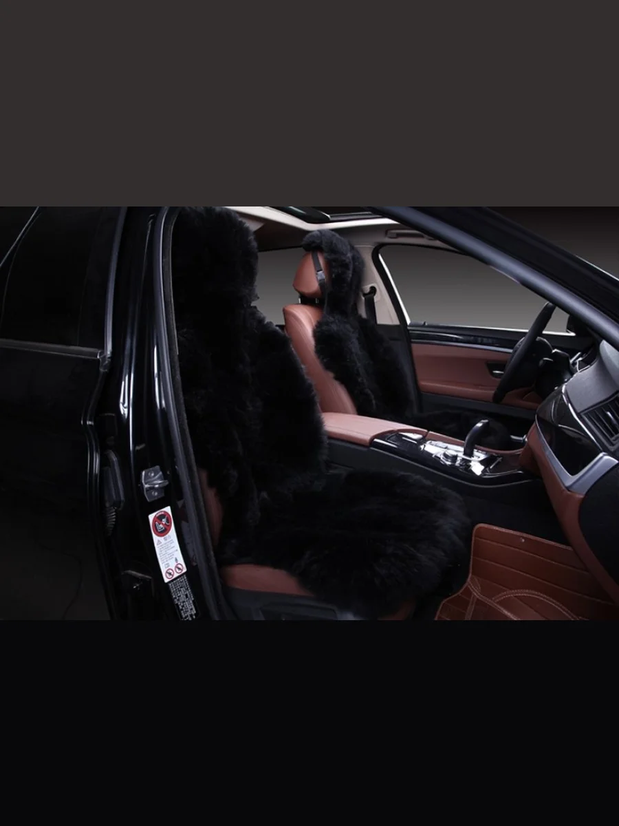 Овчина на передние сиденья (цельная шкура класс А), Длинный ворс (Австралия)   в Самаре Самарской области