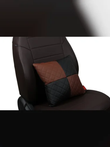 Подушки в салон автомобиля АВТОПИЛОТ РОМБ, Подушки в салон автомобиля (Модель №1) экокожа РОМБ