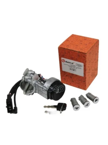 Замок Зажигания Ваз 1118, 2170, Уаз-3163  С Цилидр. Замк. Дв. В Индив. Упак. Сан-D (1118-3704005) САН-Д арт. VZ2180