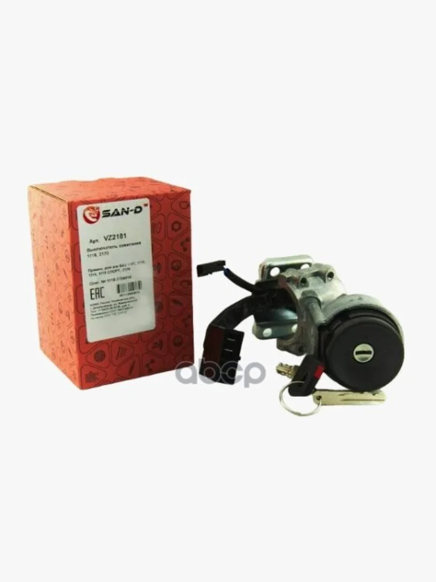 Замок Зажигания Ваз 1118, 2170, Уаз-3163  В Индив. Упак. Сан-D (1118-3704005) САН-Д арт. VZ2181  в Перми Пермском крае