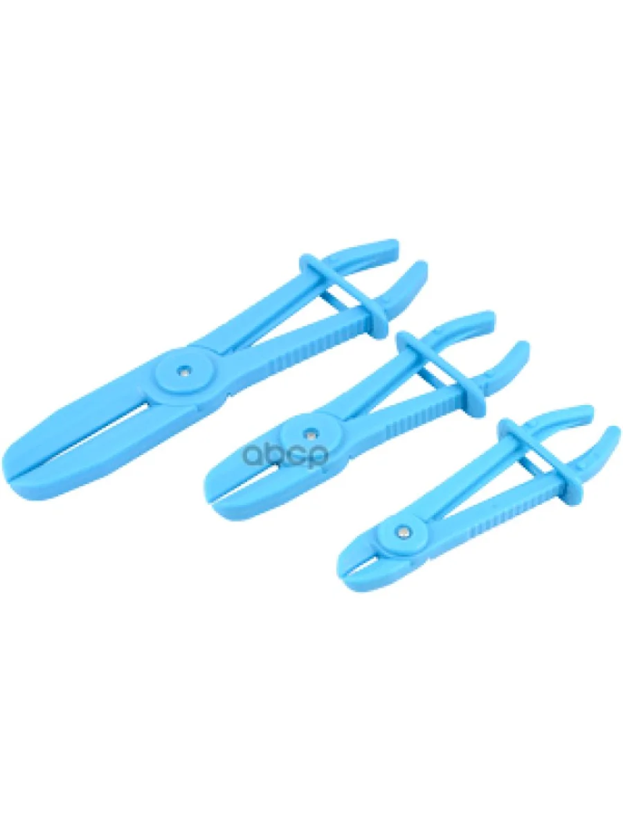 Зажим Для Резиновых Шлангов D 15-60 Мм. (Набор 3 Предм.) С Фиксатором Автоdело (30403) АвтоDело арт. 30403  в Перми Пермском крае