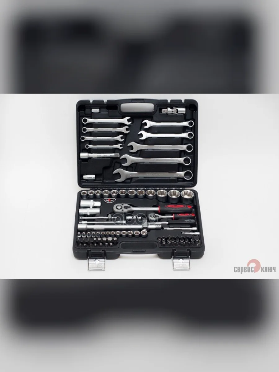 Набор Инструмента  82 Предмета 12``-14`` (4-32Мм, 6 Гран.) Сервис Ключ (11082) СЕРВИС КЛЮЧ арт. 11082  в Перми Пермском крае