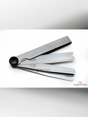 Набор Щупов 13 Шт. (0.05-1Мм) В Блистере Сервис Ключ (70613) СЕРВИС КЛЮЧ арт. 70613