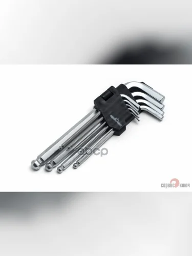 Набор Шестигранников 9 Предметов 2,0-10Мм С Шаром Сервис Ключ (70670) СЕРВИС КЛЮЧ арт. 70670