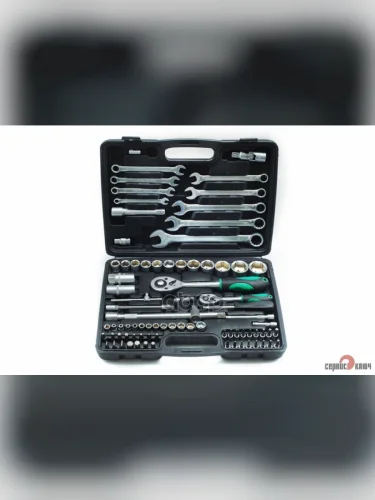 Набор Инструмента  82 Предмета 12``-14`` (4-32Мм, 6 Гран.) Сервис Ключ (71082) СЕРВИС КЛЮЧ арт. 71082