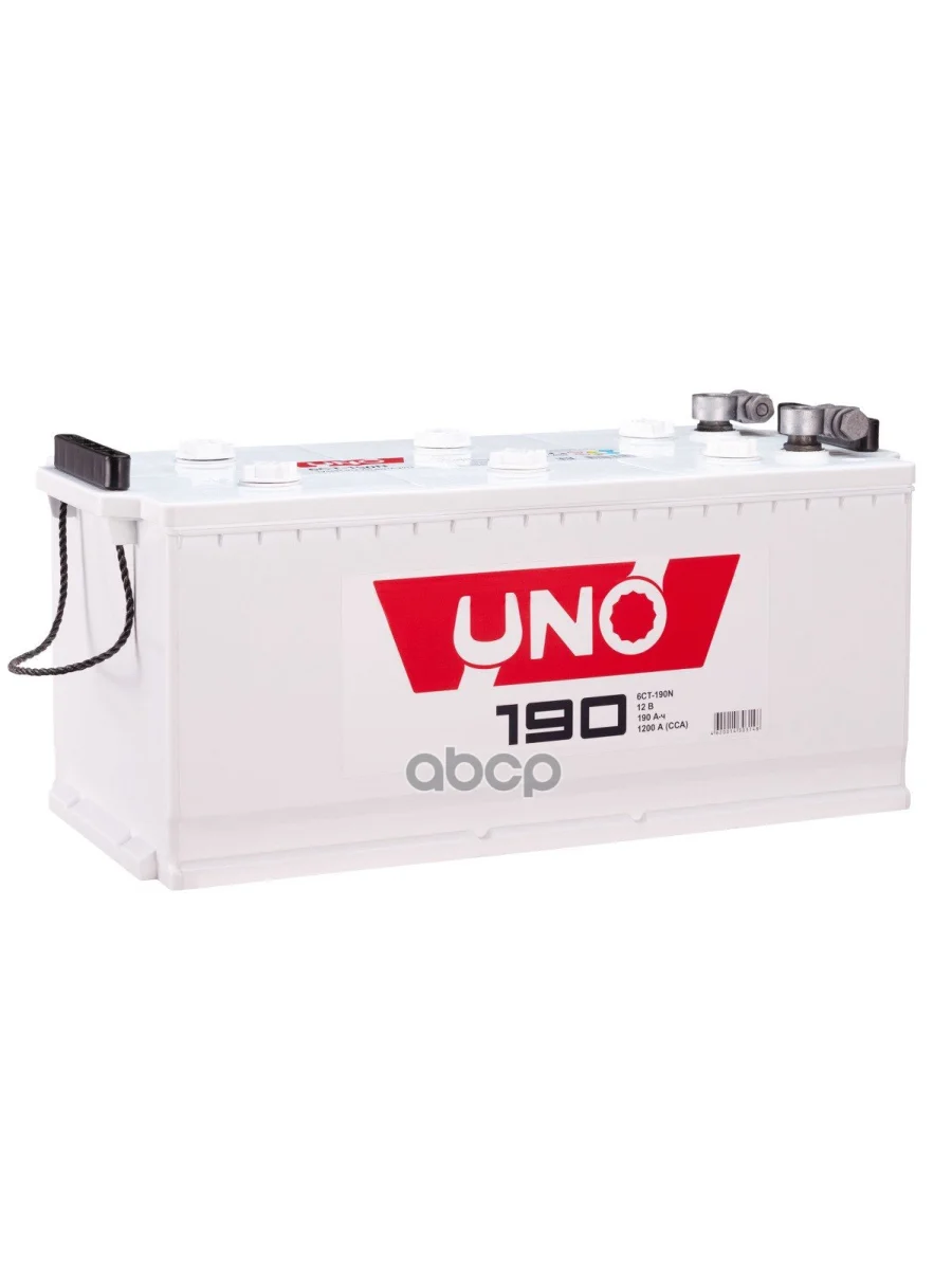 Аккумулятор 190 Uno Рос. Полярность (С Переходником Под Болт) UNO арт. 690 133 010  в Самаре Самарской области
