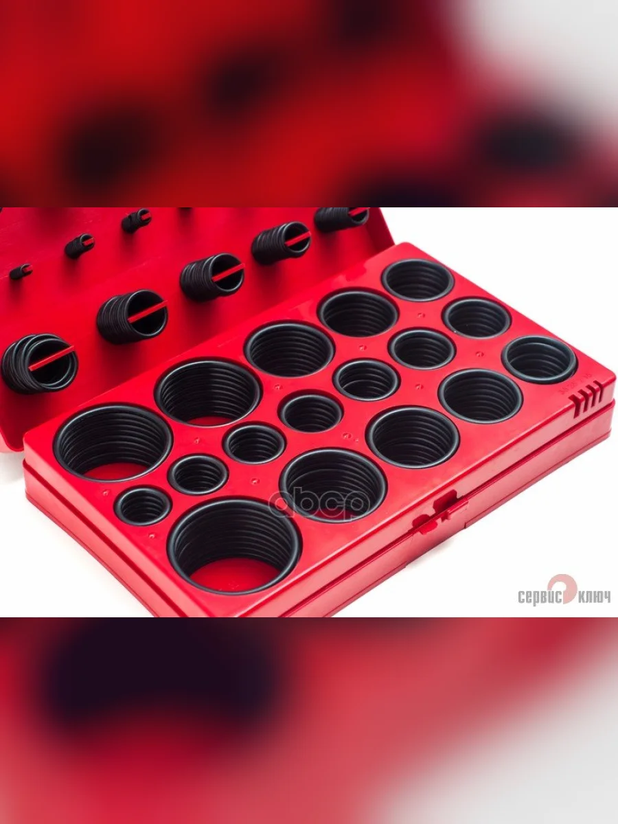 Набор Уплотнительных Колец 379 Предметов Сервис Ключ (73419) СЕРВИС КЛЮЧ арт. 73419  в Перми Пермском крае