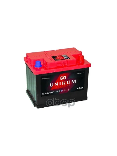 Аккумулятор  60 Unikum Прямая Полярность Unikum арт. 6СТ-60L1