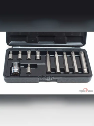 Набор Бит Spline М5-М12 11 Предметов Сервис Ключ (76441) СЕРВИС КЛЮЧ арт. 76441