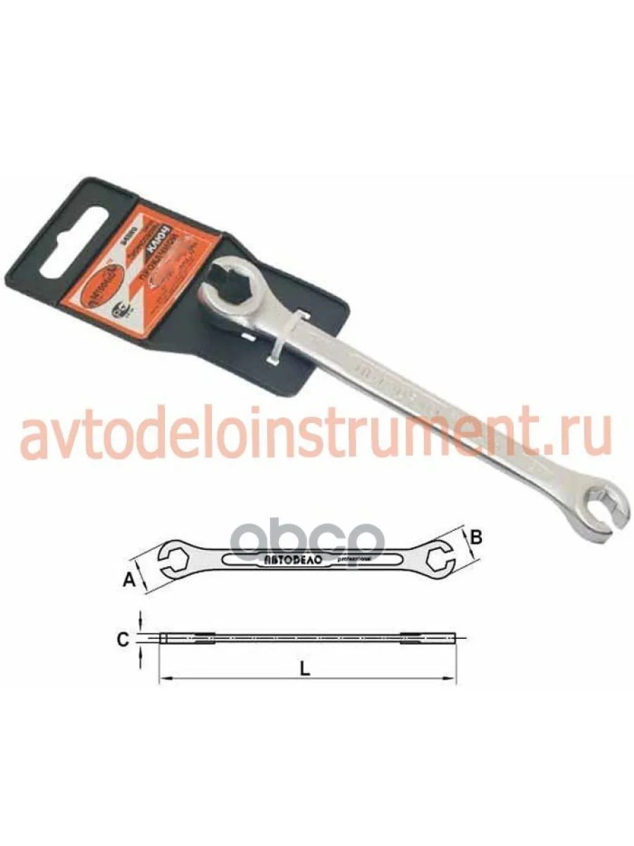 Ключ Прокачной 15*17  Автоdело Professional (34357) АвтоDело арт. 34357  в Перми Пермском крае