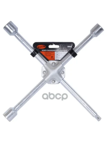 Ключ Баллонный Крестовой 17*19*21*12 (Усиленный) Автоdело (34411) АвтоDело арт. 34411