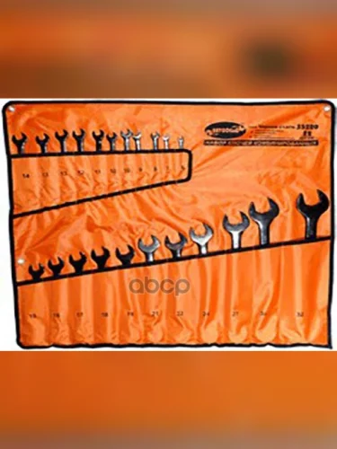 Набор Ключей Комбинированных 22 Шт. (Сумка) 6-32 Мм Евро Автоdело Черная Сталь (35220) АвтоDело арт. 35220