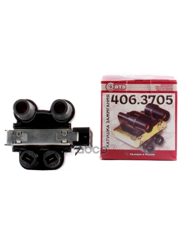Катушка Зажигания Для АМ Газ Дв.406, Ваз 1111 (Разъём Рф) Соатэ (406.3705) СОАТЭ арт. 406.3705