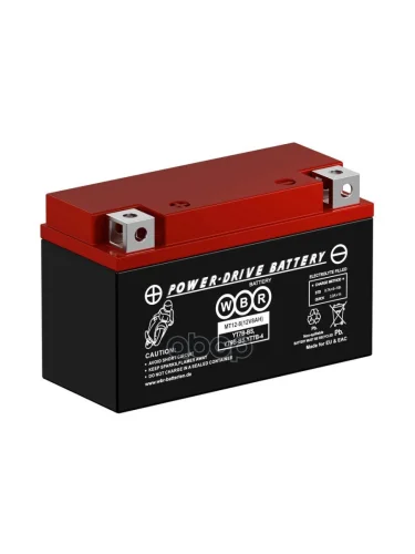 Аккумулятор  12V -  8 АЧ Wbr Mt (Yt7b-Bs, Yt9b-Bs) WBR арт. MT12-8