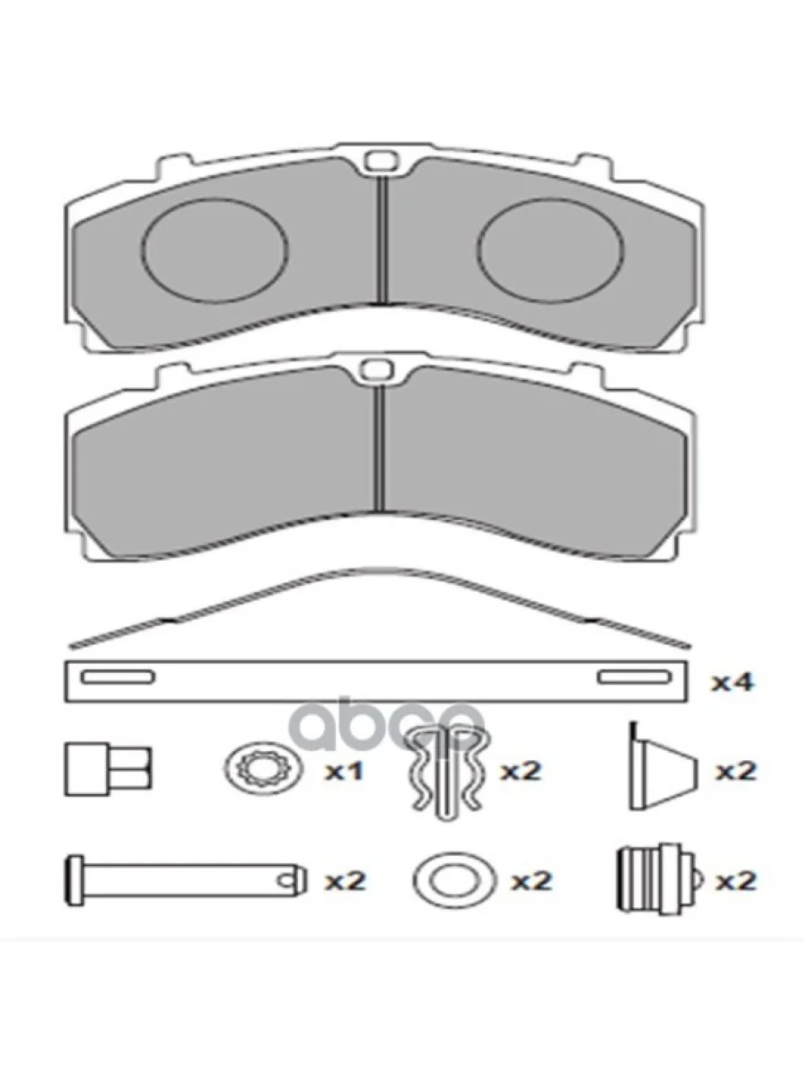 Колодки Тормозные! C РК, Перед Дисковый Тормоз Knorr Sm 7 Mb WUHLERMANN арт. 31010041  в Перми Пермском крае