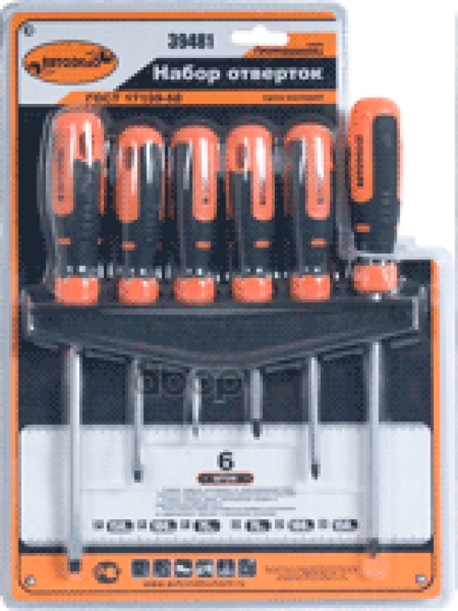 Набор Отверток 6 Предметов Шестигранный Стержень  Автоdело Professional (39481) АвтоDело арт. 39481  в Керчи Республика Крым