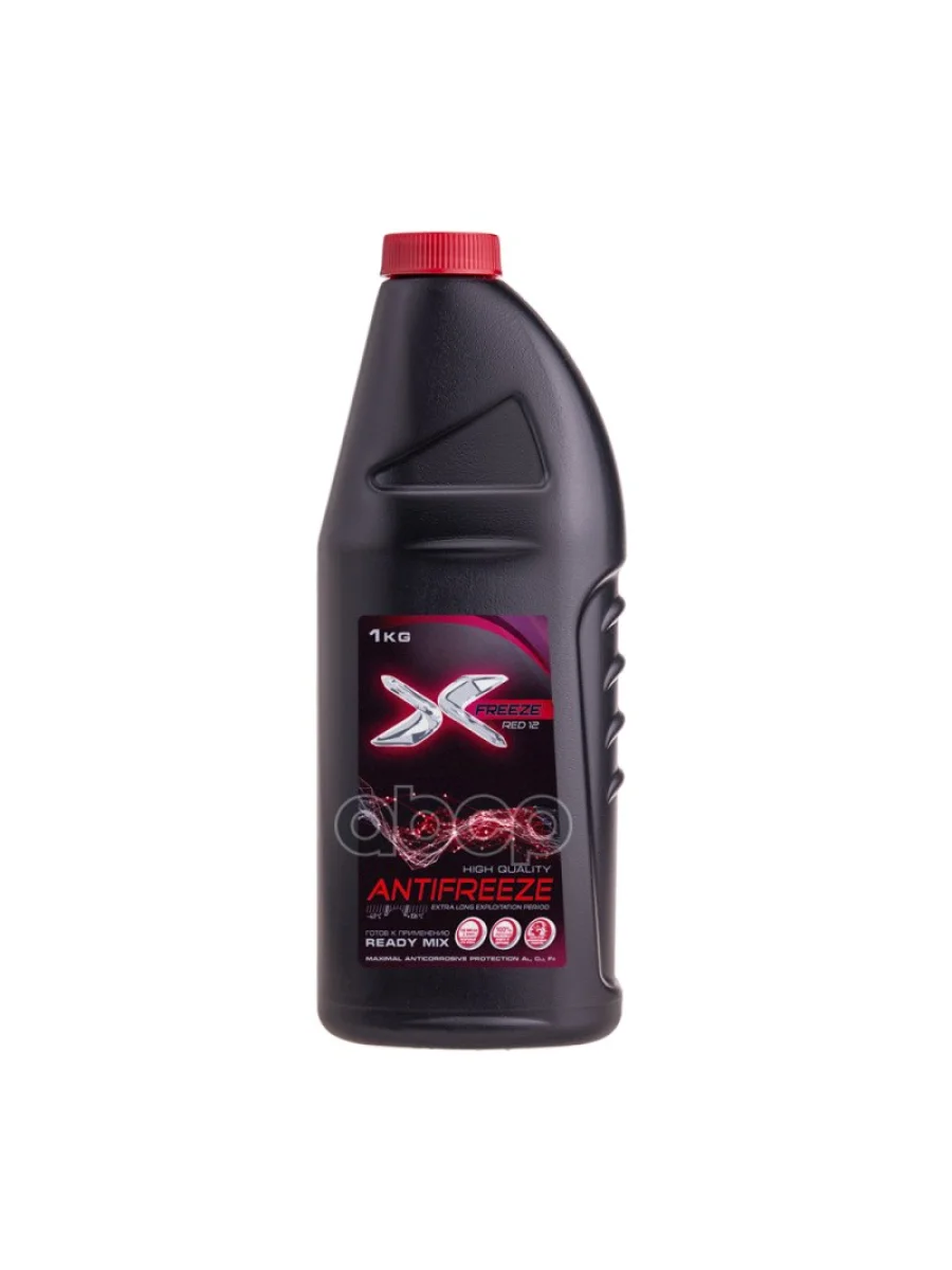 Антифриз X-Freeze Red 12 Синтез-Пак ( 1Кг) -40*С (Красный) (430206073) X-FREEZE арт. 430206073  в Перми Пермском крае