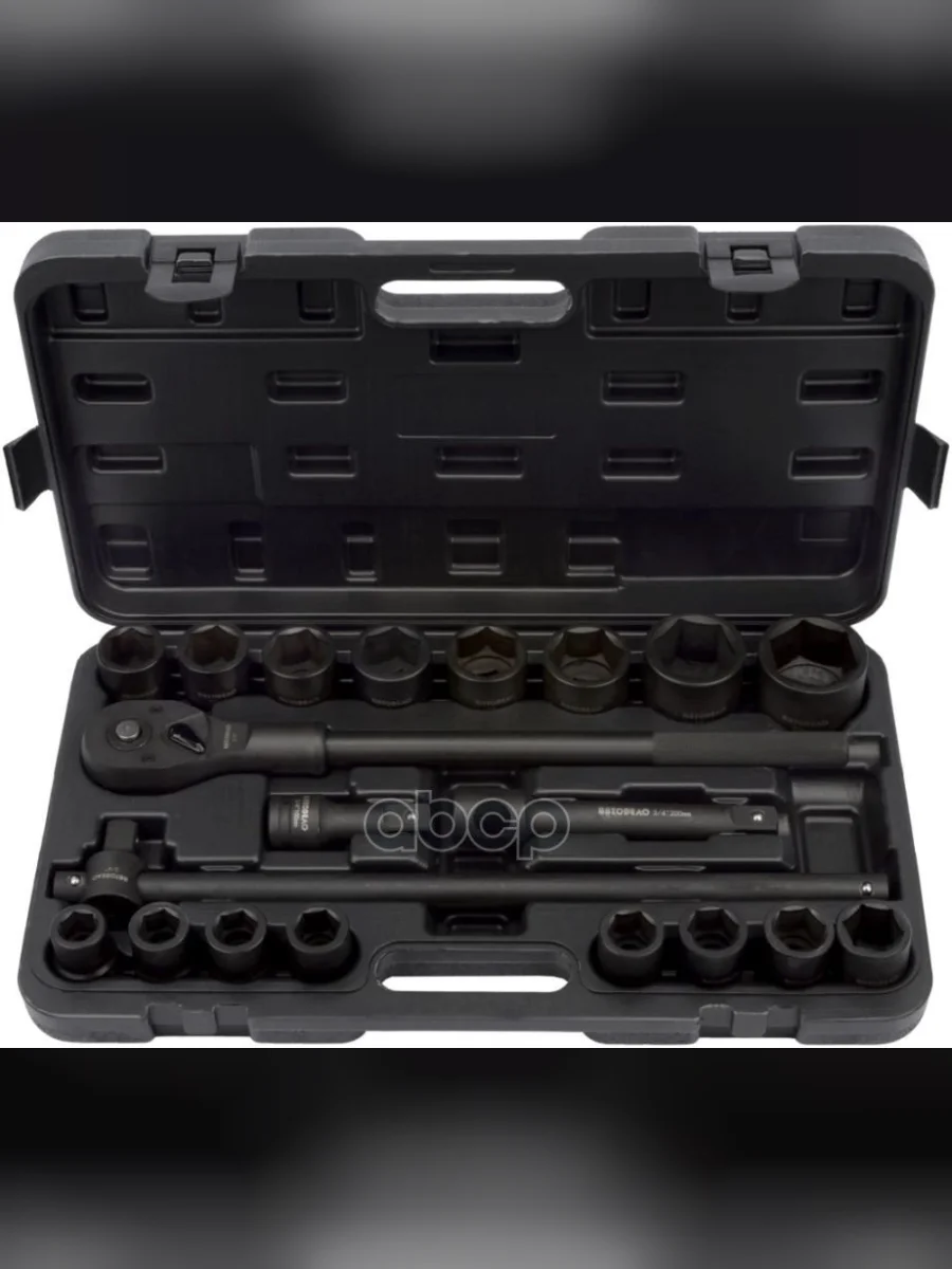 Набор Головок Ударных 34 6-Гранных (20 Пред. 19-50 Мм) (Кейс+Аксессуары) Автоdело 39830 АвтоDело арт. 39830  в Перми Пермском крае
