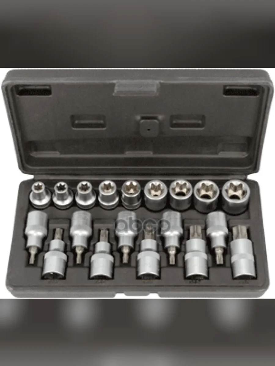 Набор Головок Torx 12 (19 Предм. Е10- Е24,T20-T70) Автоdело (39840) АвтоDело арт. 39840  в Керчи Республика Крым