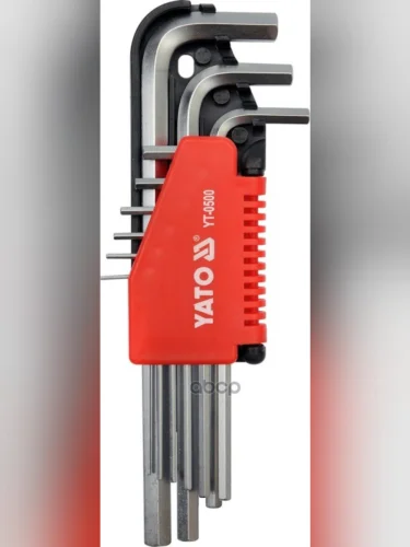 Набор Шестигранников L-Образных (1,5-10Мм) 9Шт. Yato (Yt-0500) YATO арт. YT-0500