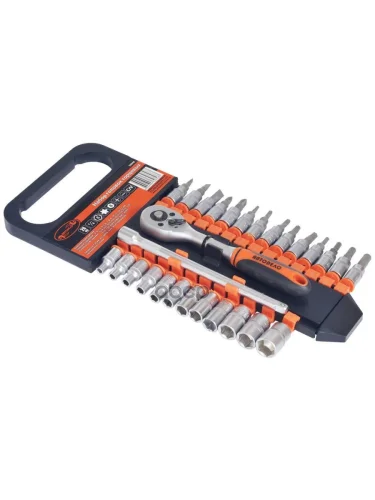 Набор Головок 14 28 Предметов 6-Гранных (4-13 Мм) С Трещоткой (Холдер) Автоdело (39848) АвтоDело арт. 39848