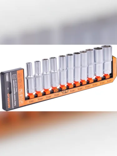 Набор Головок 12 11 Предметов 6-Гранных (8-24 Мм Высокие) Холдер Автоdело (39853) АвтоDело арт. 39853