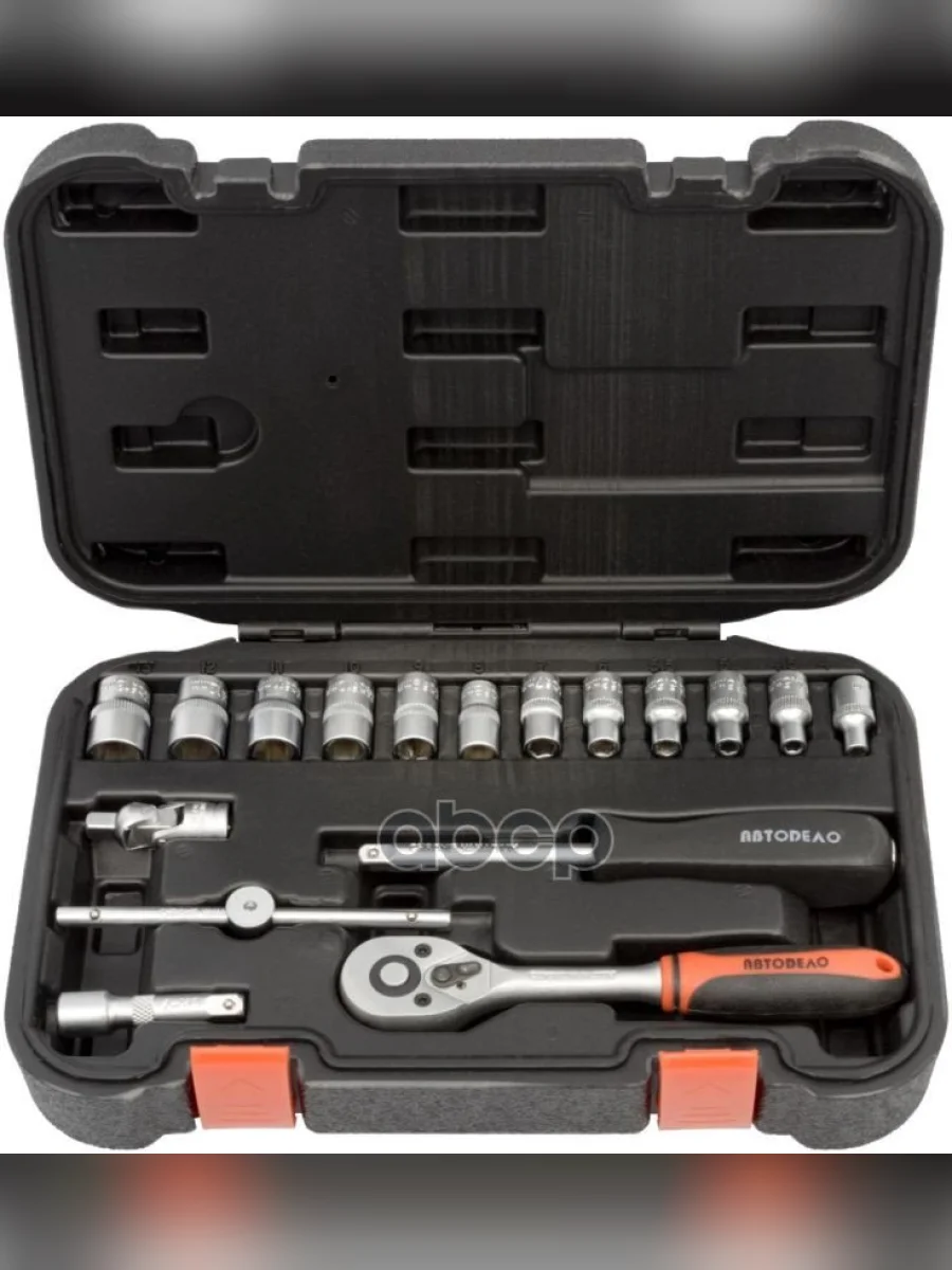 Набор Головок 14 17 Предметов 6-Гранных (4-13 Мм) В Кейсе Автоdело (39917) АвтоDело арт. 39917  в Керчи Республика Крым