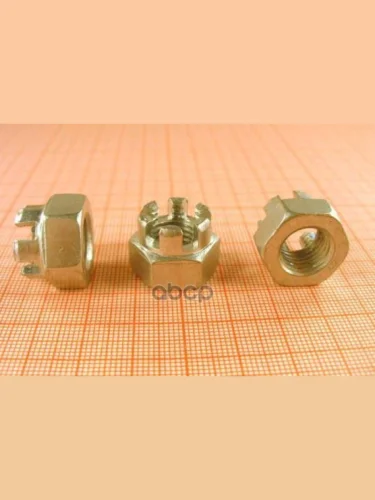 Гайка М12*1,5 Маятника Ваз 2101 (Корончатая) (00001-0007922-118) БелЗАН арт. 00001-0007922-118