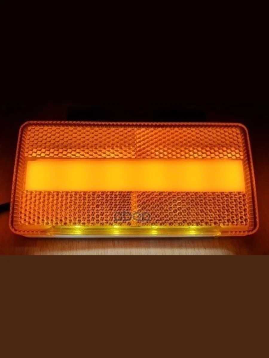 Фонарь Маркерный 143 Желтый С Неоновым Маркерным Светом И С Нижней Белой  Подсветкой 24V(С Кроншт) ТехАвтоСвет арт. 143-00  в Керчи Республика Крым