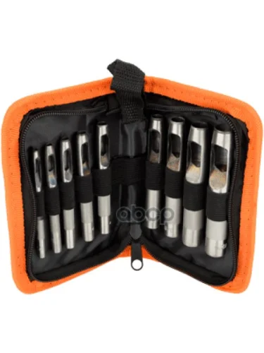 Набор Просечек 9 Шт. (3,2-12,7Мм) В Сумке  Автоdело (40419) АвтоDело арт. 40419