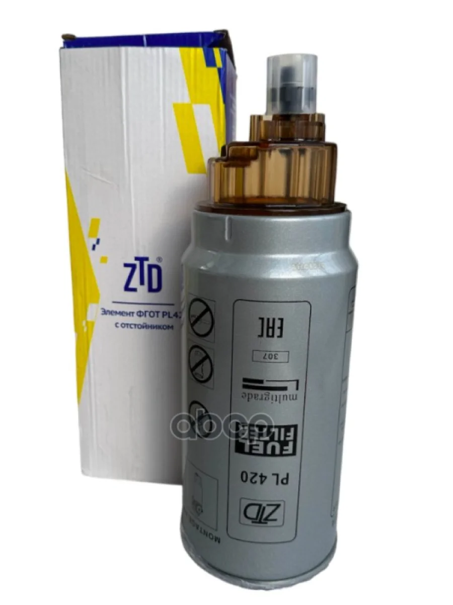 Фильтр Топливный Камаз, Для АМ Газ, Паз Грубой Очистки Элемент (Ан. Preline420) Ztd (Pl420) ZTD арт. PL 420  в Керчи Республика Крым