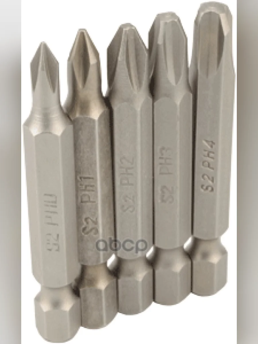 Набор Бит Ph0-Ph4 Крест.(5 Шт, 50Мм) Автоdело (40629) АвтоDело арт. 40629  в Перми Пермском крае