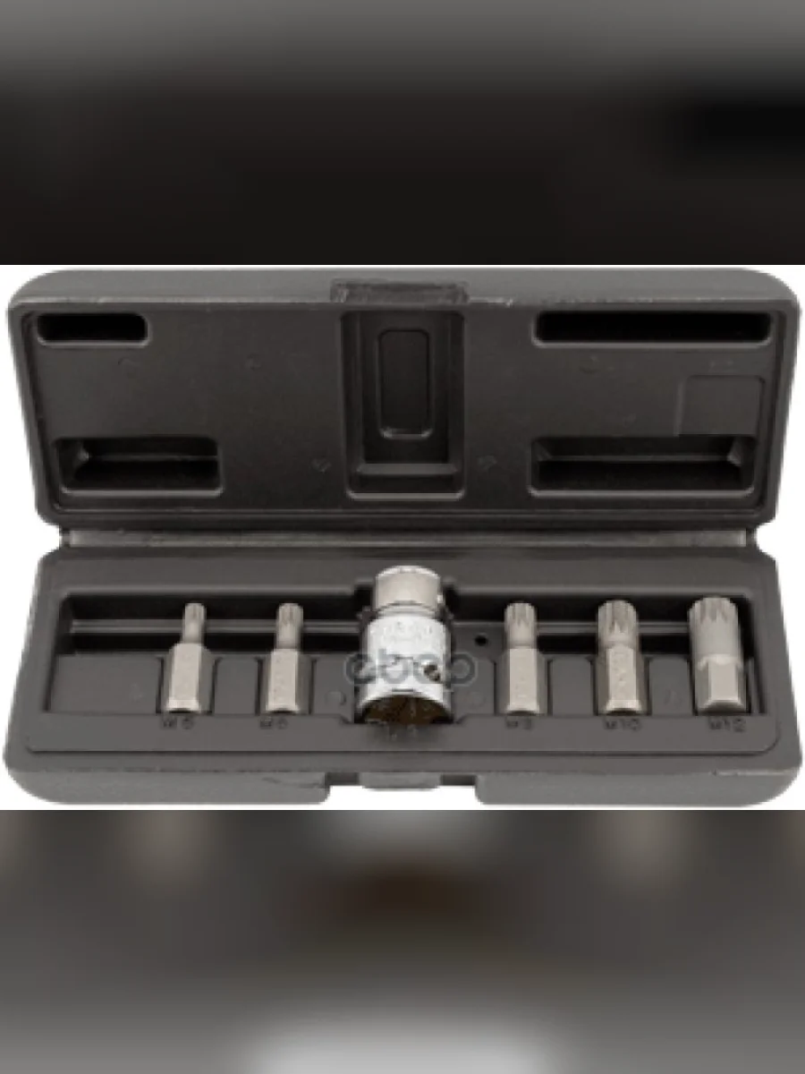 Набор Бит Spline М5-М12 (30 Мм.) 6 Предм. С Адаптером Автоdело (40646) АвтоDело арт. 40646  в Перми Пермском крае