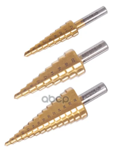 Сверло Ступенчатое 4,0-12,0Мм 9 Ступеней Р6м5к5 Автоdело (40812) АвтоDело арт. 40812