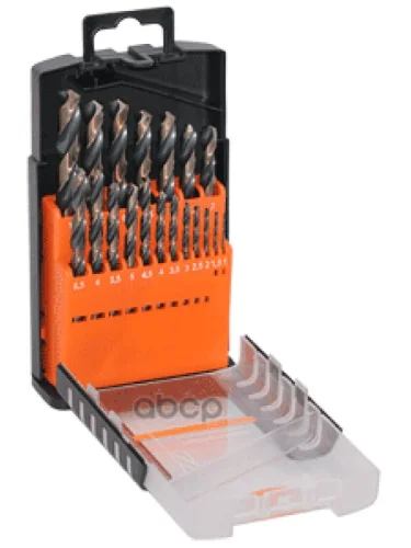 Набор Сверл По Металлу 19 Шт. (1-10 Мм.) Автоdело Пласт.ф Professional (40819) АвтоDело арт. 40819